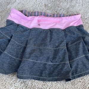 Lululemon skirt pink and grey. Regular (not tall)
